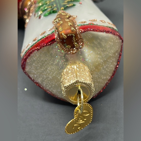 OLD WORLD CHRISTMAS: Cowboy Boot Ornament. With original box - Picture 5 of 7